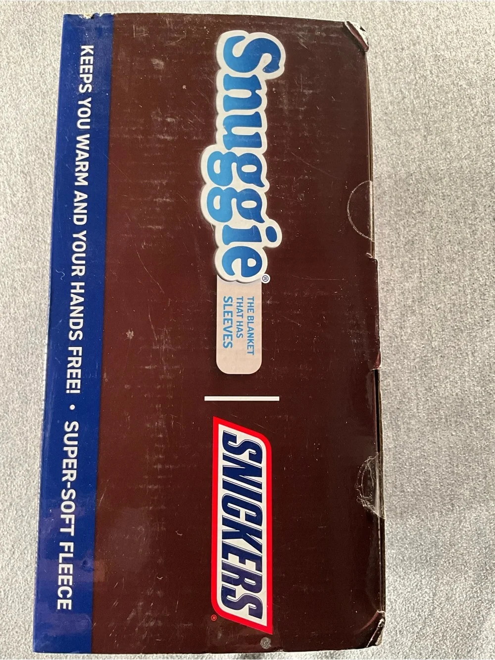 NIB Snuggie x Snickers Wearable Fleece Blanket-Official Mars Collab!